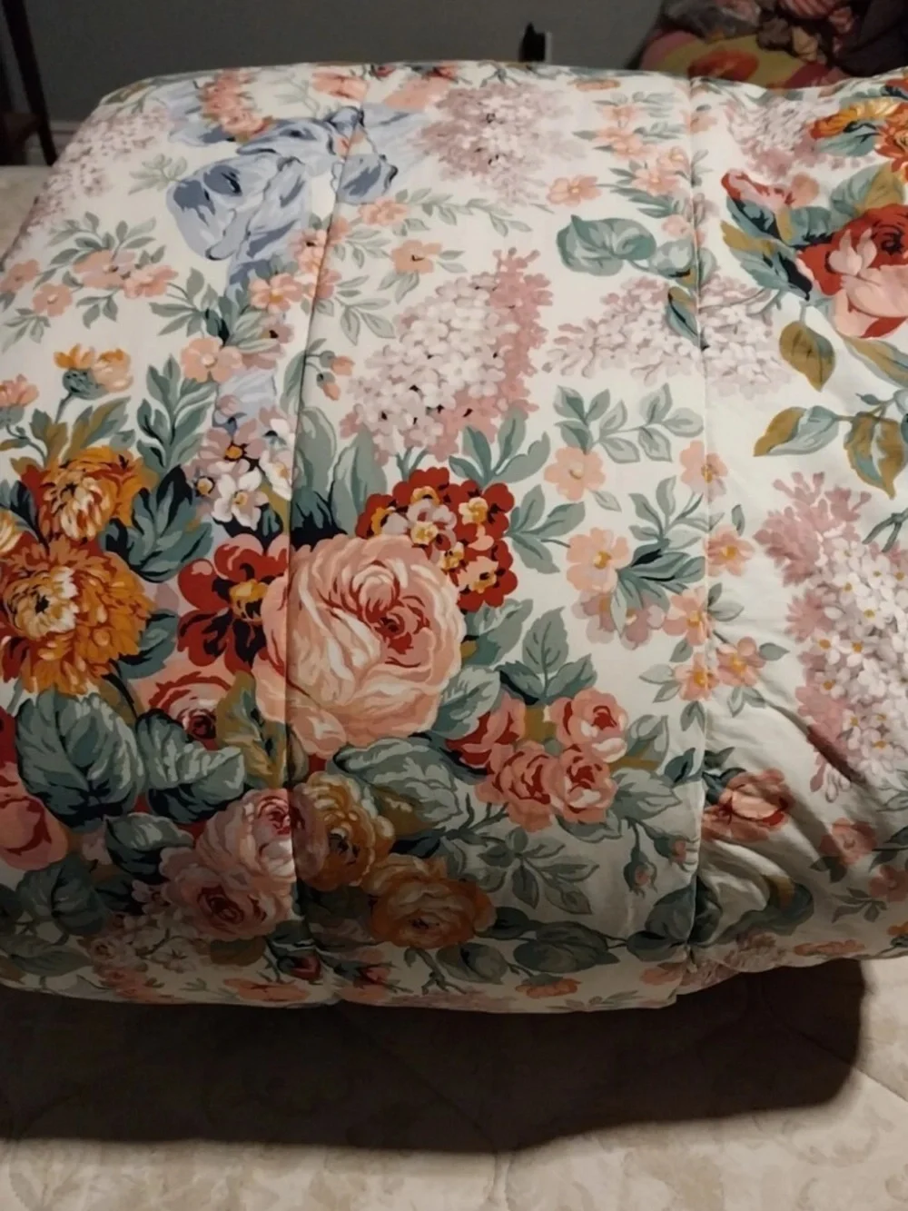 Rare Vintage Ralph Lauren Allison Floral Twin Comforter cottage core